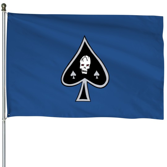 Discover Skull City Ace Of Spades House Flags