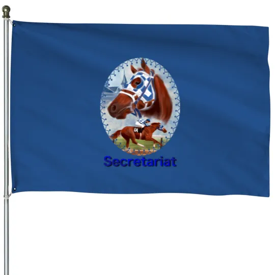 Discover Secretariat Triple Crown Winner House Flags