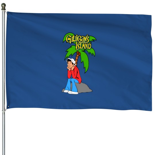 Discover Here On Gilligans Island House Flags