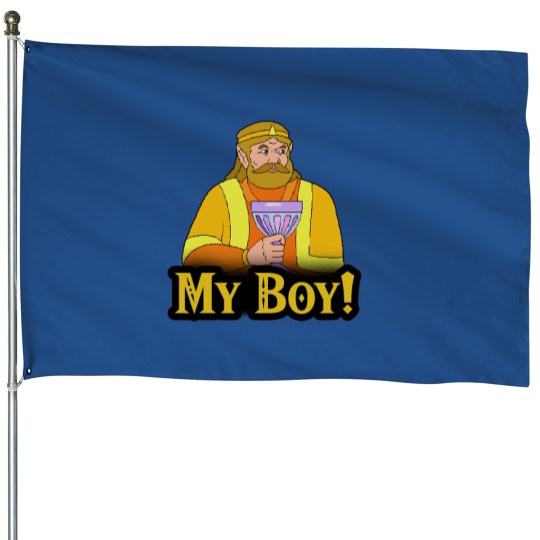 Discover My Boy! House Flags