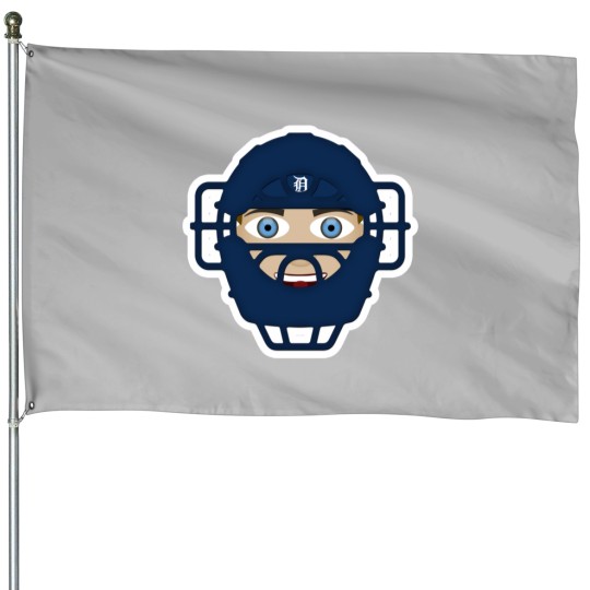 Discover Baseball glove Mask House Flags