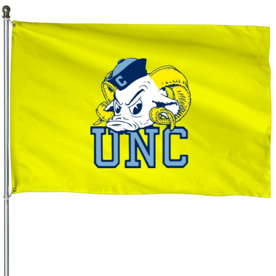 Discover Vintage College Mascot Logos House Flags