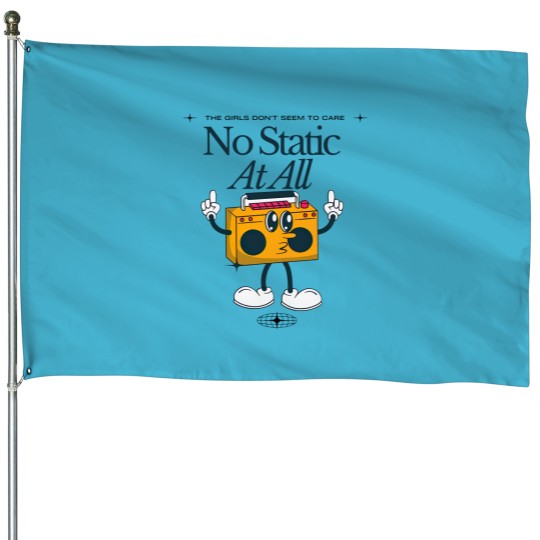 Discover FM Steely Dan House Flags - No Static at All - Unisex