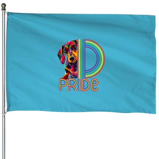 Discover Dachshund Pride. Doxie. (1) House Flags