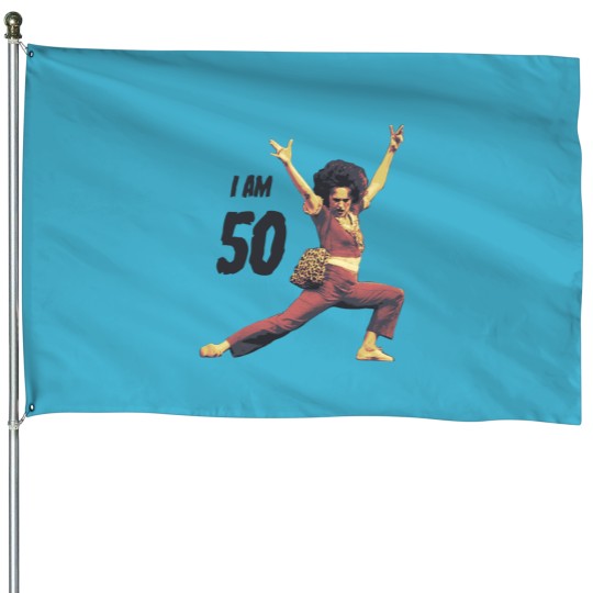 Discover Sally O'Mally 50th birthday gift, Sally O'Malley is 50 House Flags
