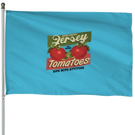 Discover Jersey Tomatoes Girls House Flags