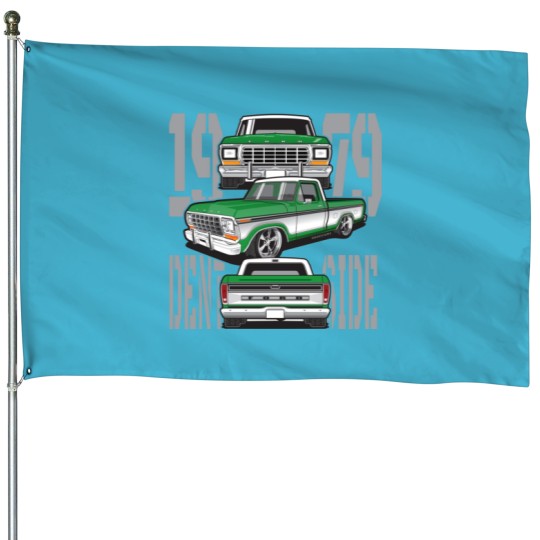 Discover 1979 Dentside Truck Collage House Flags