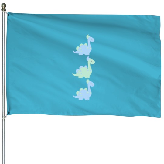 Discover Cute Baby Dinosaur Pastels (1).png House Flags