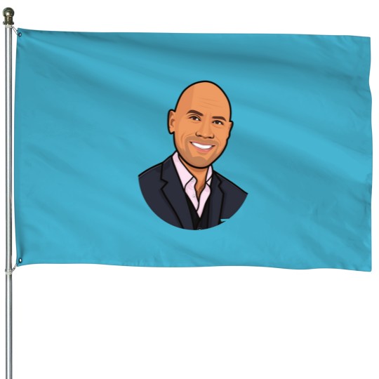 Discover Dwayne Johnson Cartoon Caricature.png House Flags