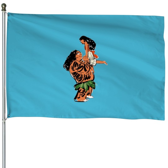 Discover The Rock 1 House Flags