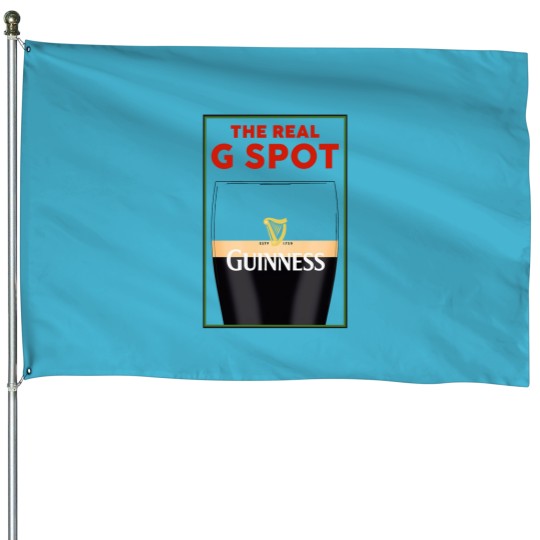 Discover Guinness Vintage House Flags, Split the G, Funny House Flags