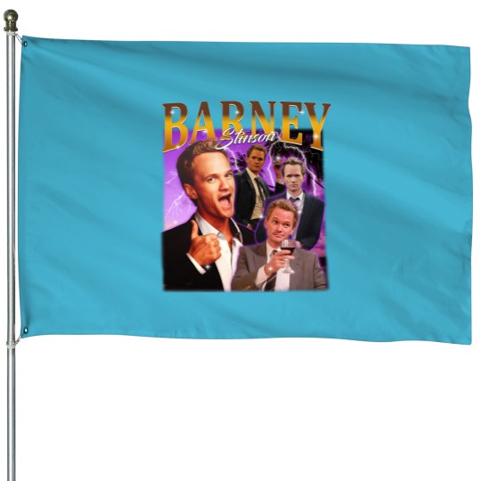 Discover Retro Barney Stinson House Flags, Barney Stinson House Flags, Vintage Barney Stinson House Flags
