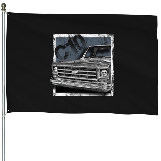 Discover C10,C-10,K5,Jimmy,Squarebody Truck,Suburban,Blazer,Silverado House Flags