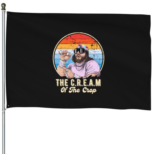 Discover The C.R.E.A.M of the crop Randy Savage legend - Macho Man - House Flags