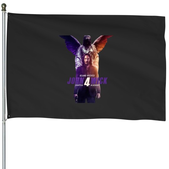 Discover John Wick 4 House Flags - Keanu The Boogeyman Edition