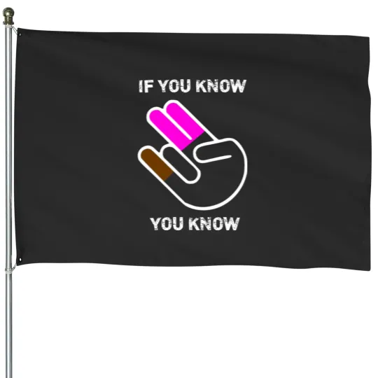 Discover Funny Offensive Meme House Flags The Shocker Two in the Pink One in the Stink If you know