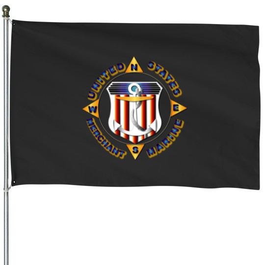 Discover Emblem - US Merchant Marine House Flags