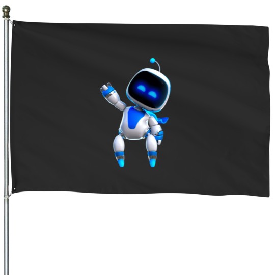 Discover astros playroom game  astrobot Baby Blankets House Flags