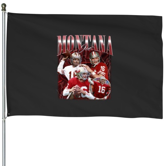 Discover Vintage Joe Montana House Flag
