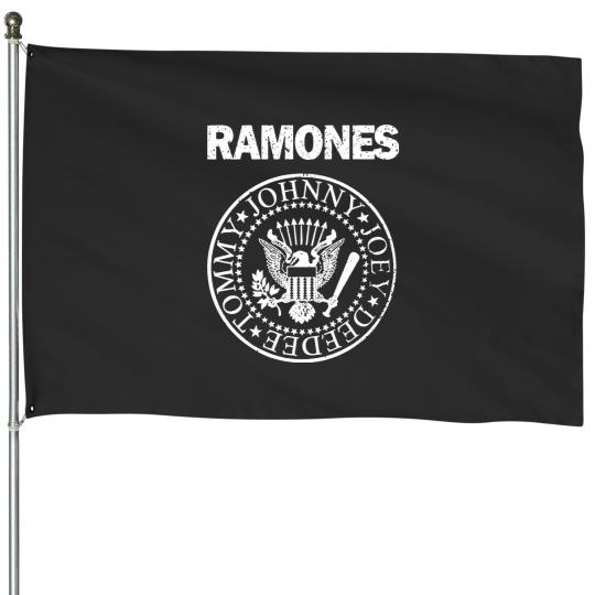 Discover RAMONES Presidential Seal Distressed Logo GRAY/white House Flags New S-5XL