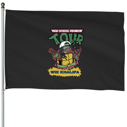 Discover Original Snoop Dogg Wiz Khalifa High School Reunion Tour House Flags