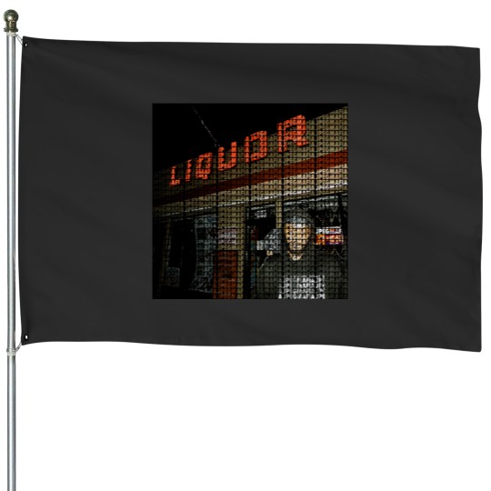 Discover JPEGMAFIA LP! (OFFLINE) Text Design House Flags