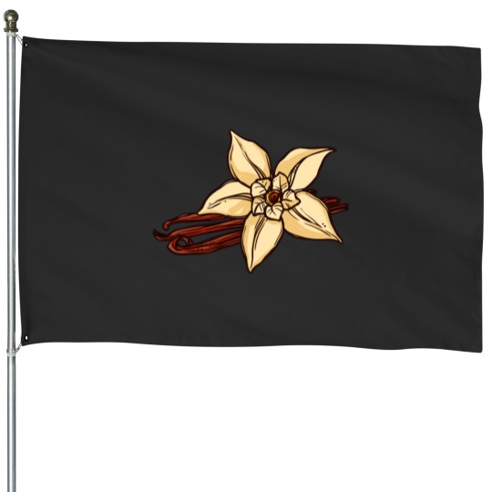 Discover Vanilla plant House Flags