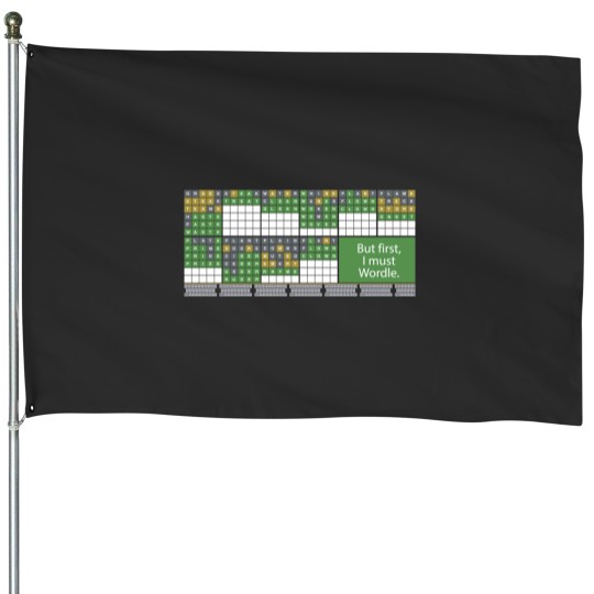 Discover But First, I Must Wordle Mug House Flags