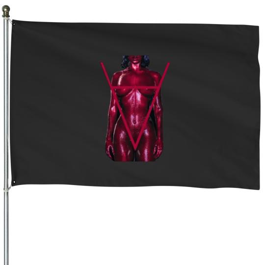 Discover Doja Cat Bloody Demon House Flags, Dojas House Flags, Doja Cat The Scarlet Tour 2023