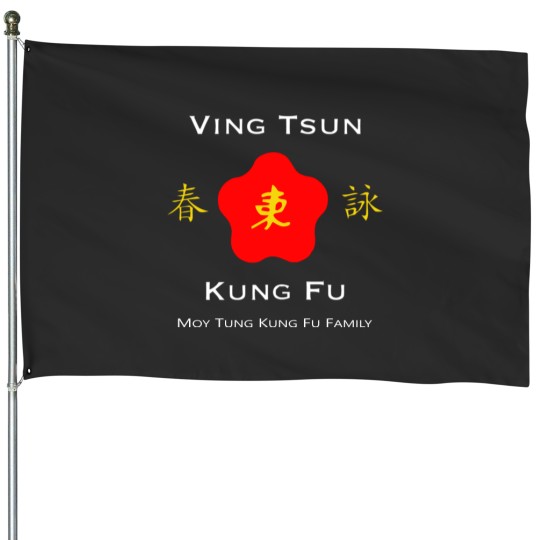Discover Moy Tung Kung Fu Three Color Zip House Flags