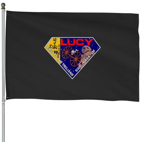 Discover NASA Lucy Mission House Flags