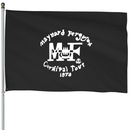 Discover 1978 Maynard Ferguson Vintage Gonna Fly Now ( Theme From Rocky ) Era Carnival Tour 70_s Jazz Legend House Flags