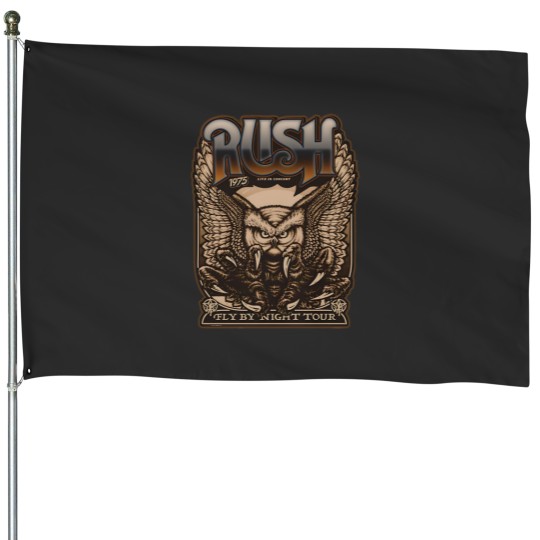 Discover Rush Band Unisex Softstyle House Flags