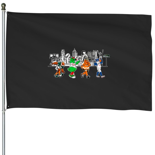 Discover Philadelphia Sports House Flags, Philly Mascots House Flags