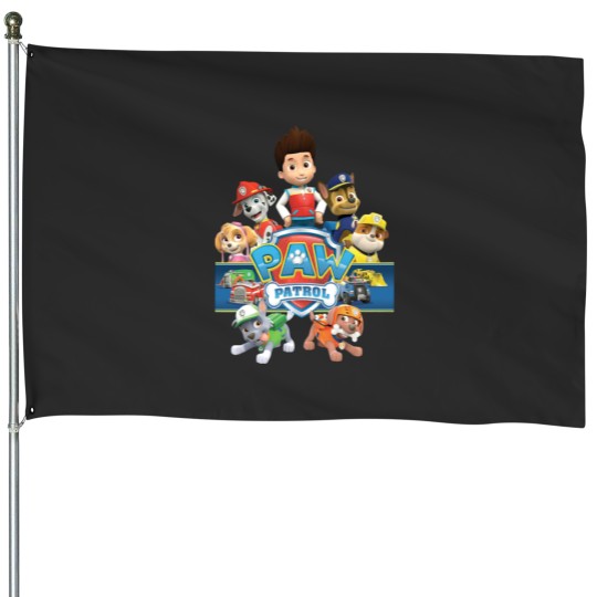 Discover paw-patrol logo House Flags