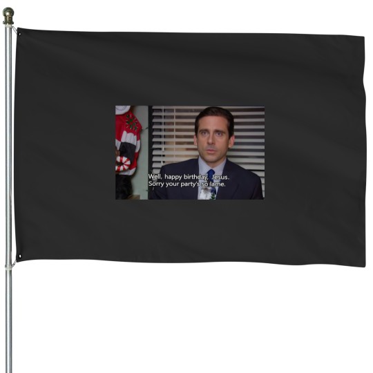 Discover Michael Scott House Flags - The Office Christmas