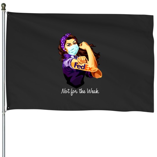 Discover Fedex Not For The Weak House Flags