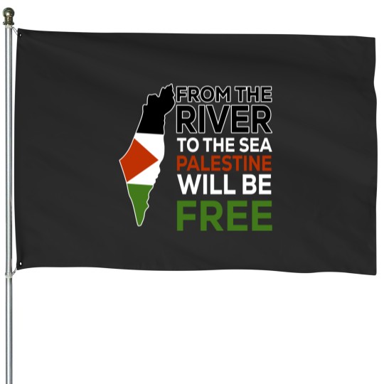 Discover From The River to The Sea House Flags