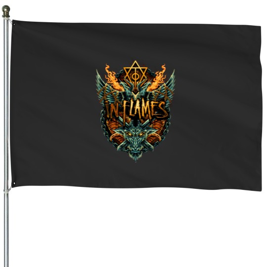 Discover In Flames House Flags - Metal Band House Flags - Only for the Weak
