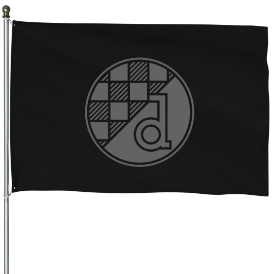 Discover Dinamo Zagreb Gray Logo House Flags