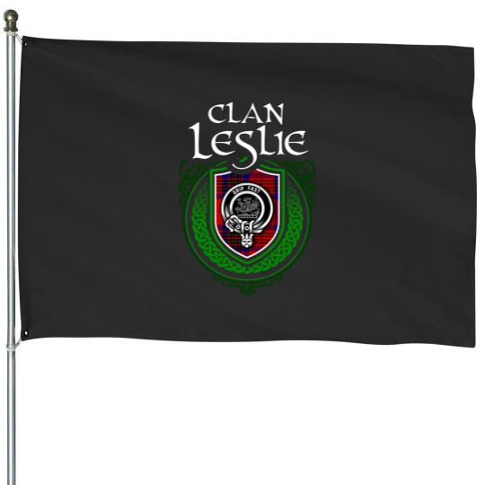 Discover Clan Leslie Scottish Tartan House Flags