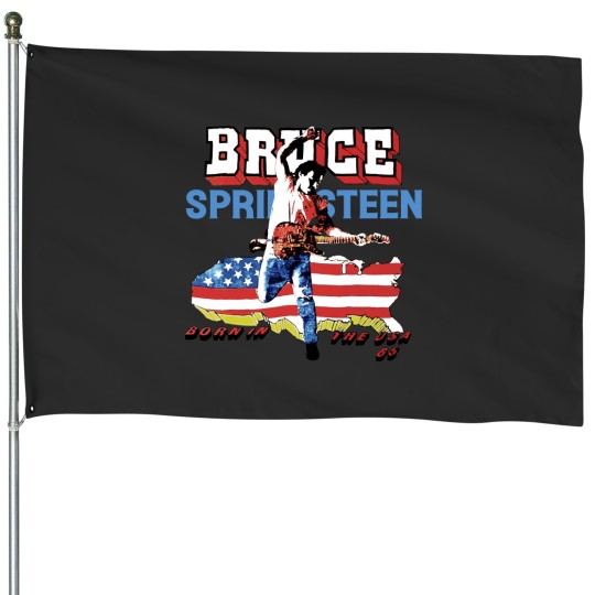 Discover Bruce Springsteen Bon In The Usa House Flags, Vintage Bruce Springsteen Concert S-5Xl