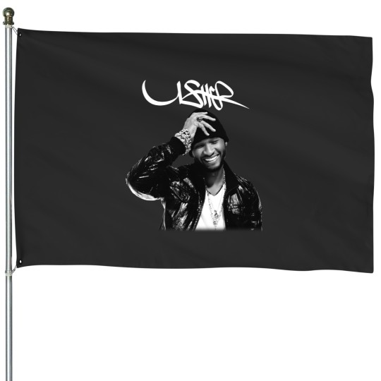 Discover Vintage Usher Unisex House Flag
