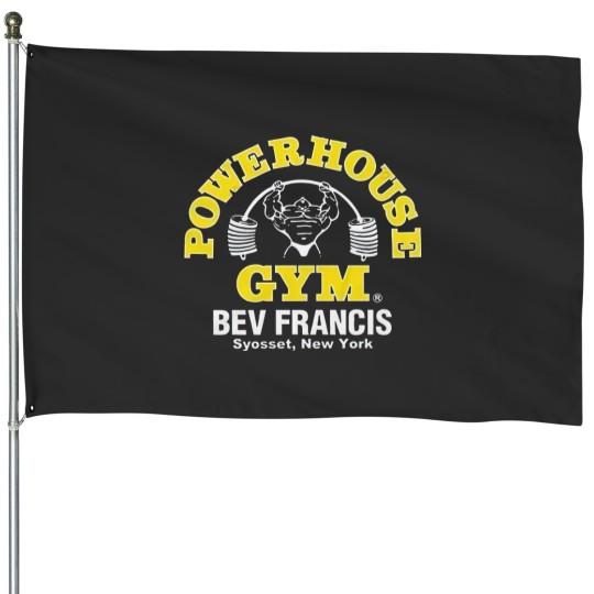 Discover Unisex Powerhouse Gym Short-Sleeve House Flags