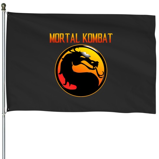 Discover Mortal kombat Logo - Mortal Kombat - House Flags