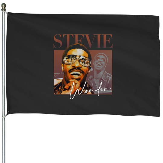 Discover Stevie Wonder Vintage Unisex House Flags stevie wonder House Flags