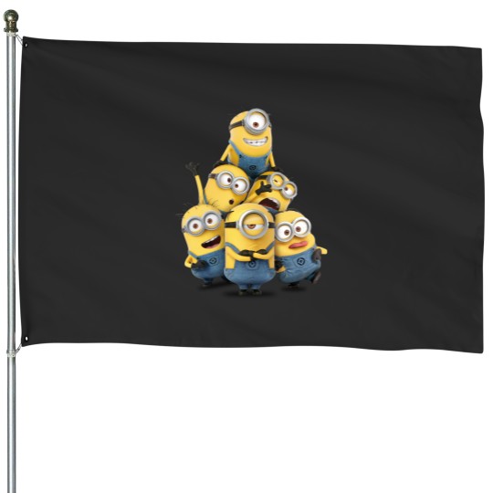 Discover Minions Despicable Me Minions Adult House Flags Yellow NEW
