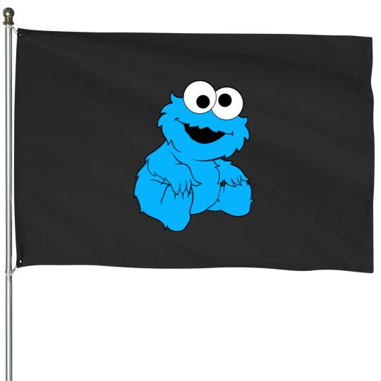 Discover Baby Cookie Monster House Flags