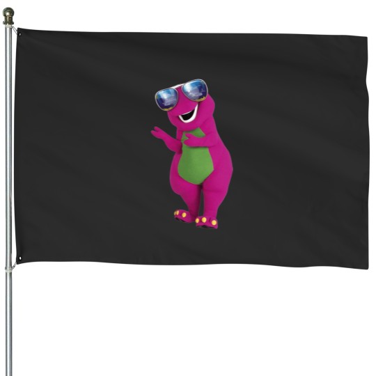 Discover Barney The Dinosaur House Flags