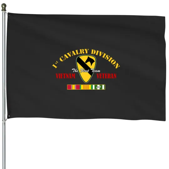 Discover 1St Cavalry Division Vietnam Veteran The First Team Veteran House Flags